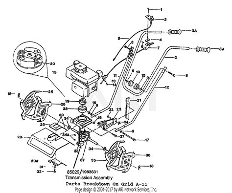 tiller parts troy bilt